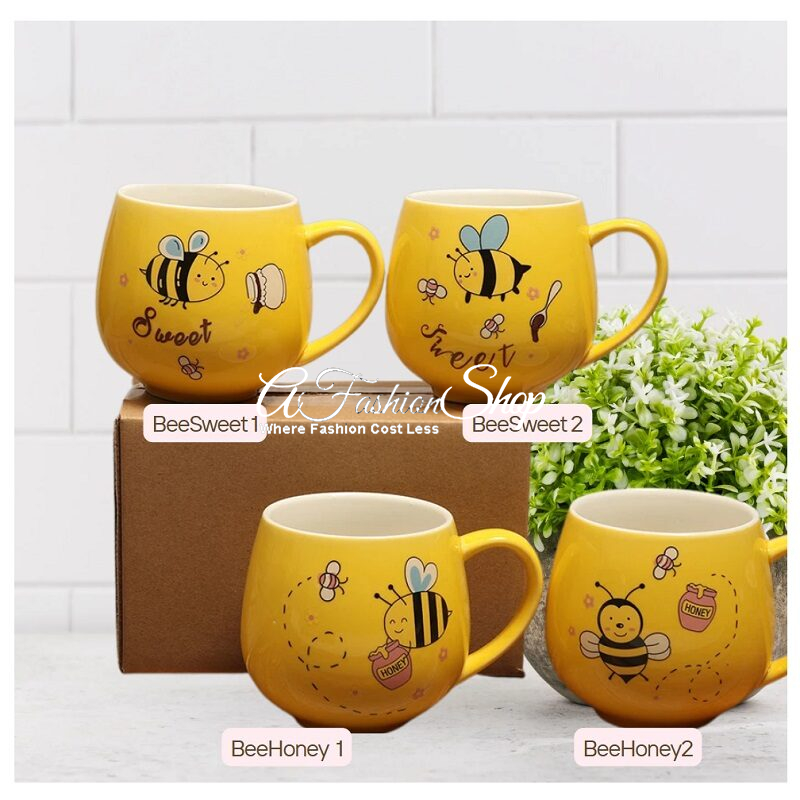 Adorable Bee Heat-Resistant Ceramic Mug