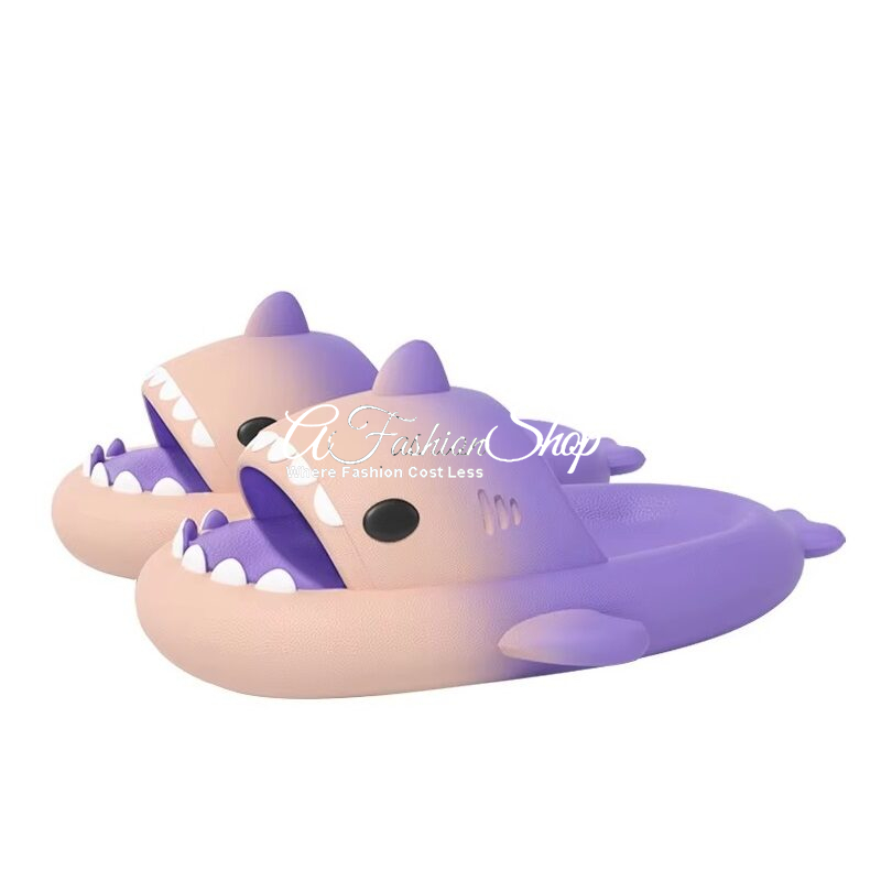 Shark Teeth Sandals Purple-Pink Gradient
