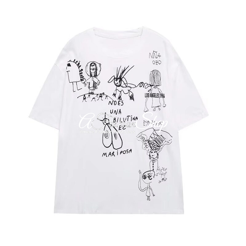 People Graphic Cotton Artful T-Shirt