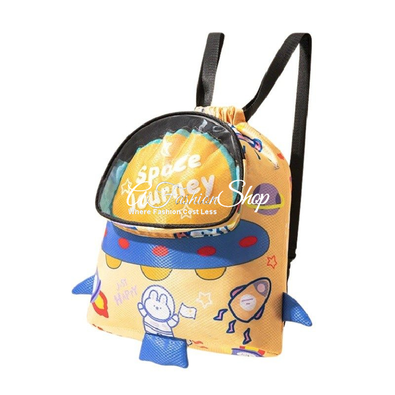 Kids Waterproof Dry Backpack Space Journey