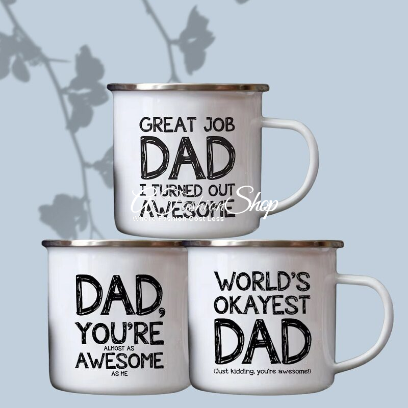 World’s OKAYEST DAD! Father’s Day Birthday Mug