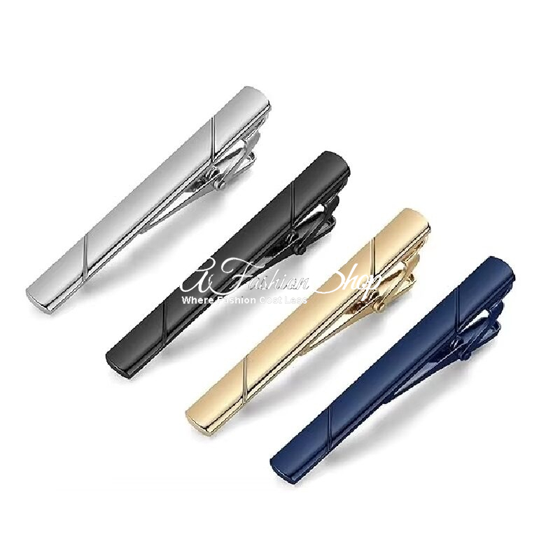 Classic Tie Clips Neck Tie Formal Wedding Accessories