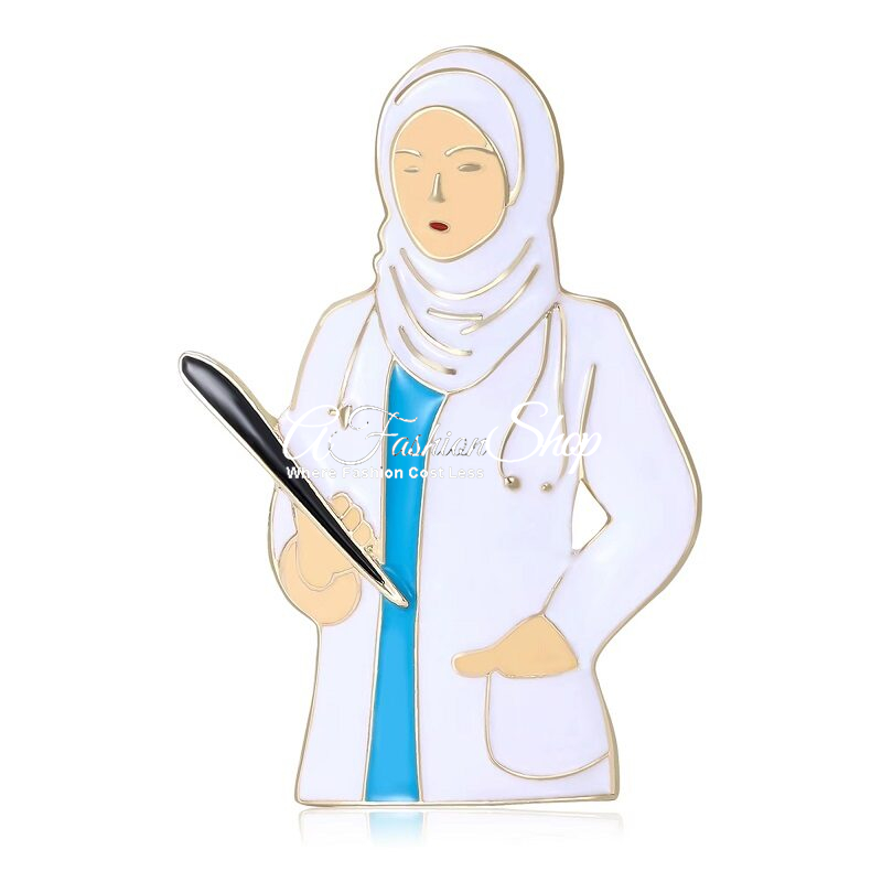 Doctor On Duty Enamel Brooch